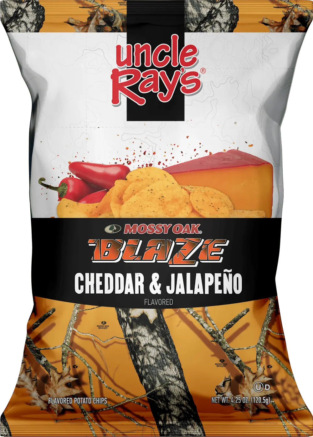Uncle Ray's Cheddar & Jalapeno Blaze Potato Chips